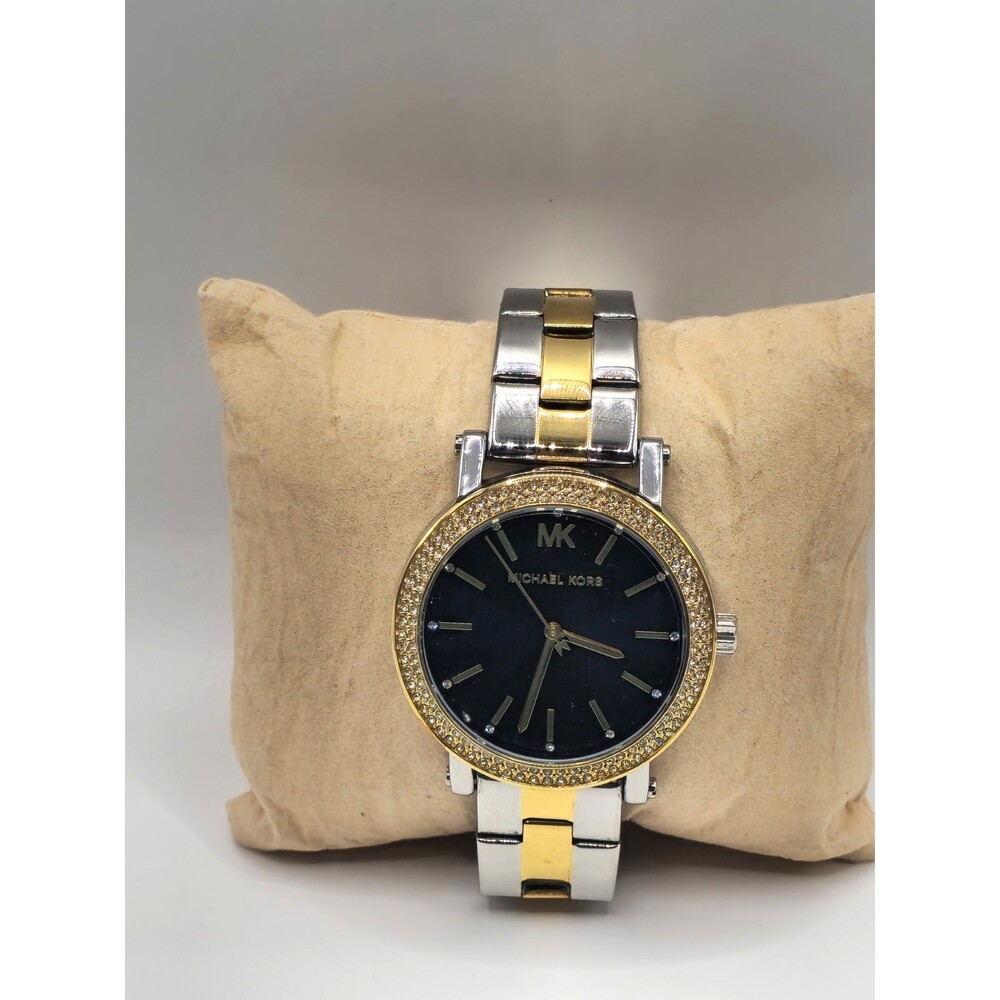 Michael Kors Lauryn Women's Two-Tone Pavé Watch